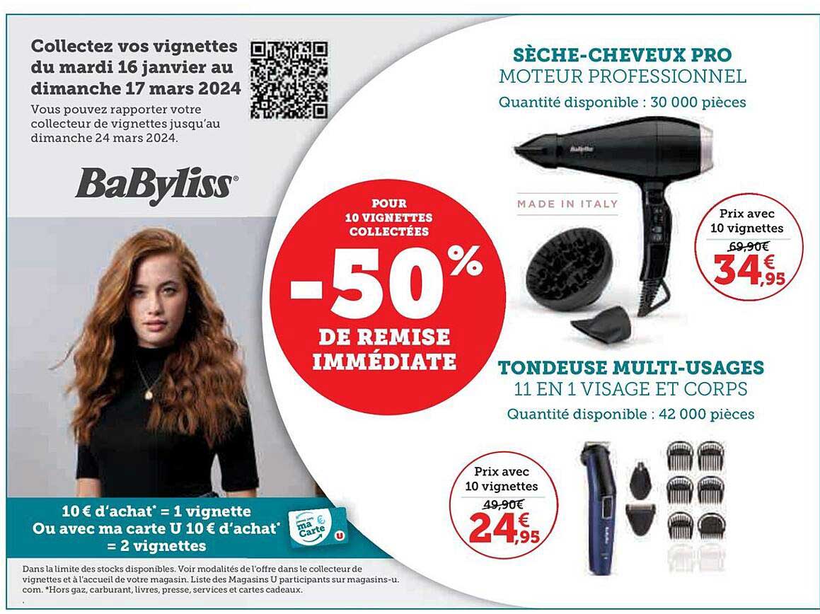 tondeuse multi-usages 11 en 1 visage et corps babyliss