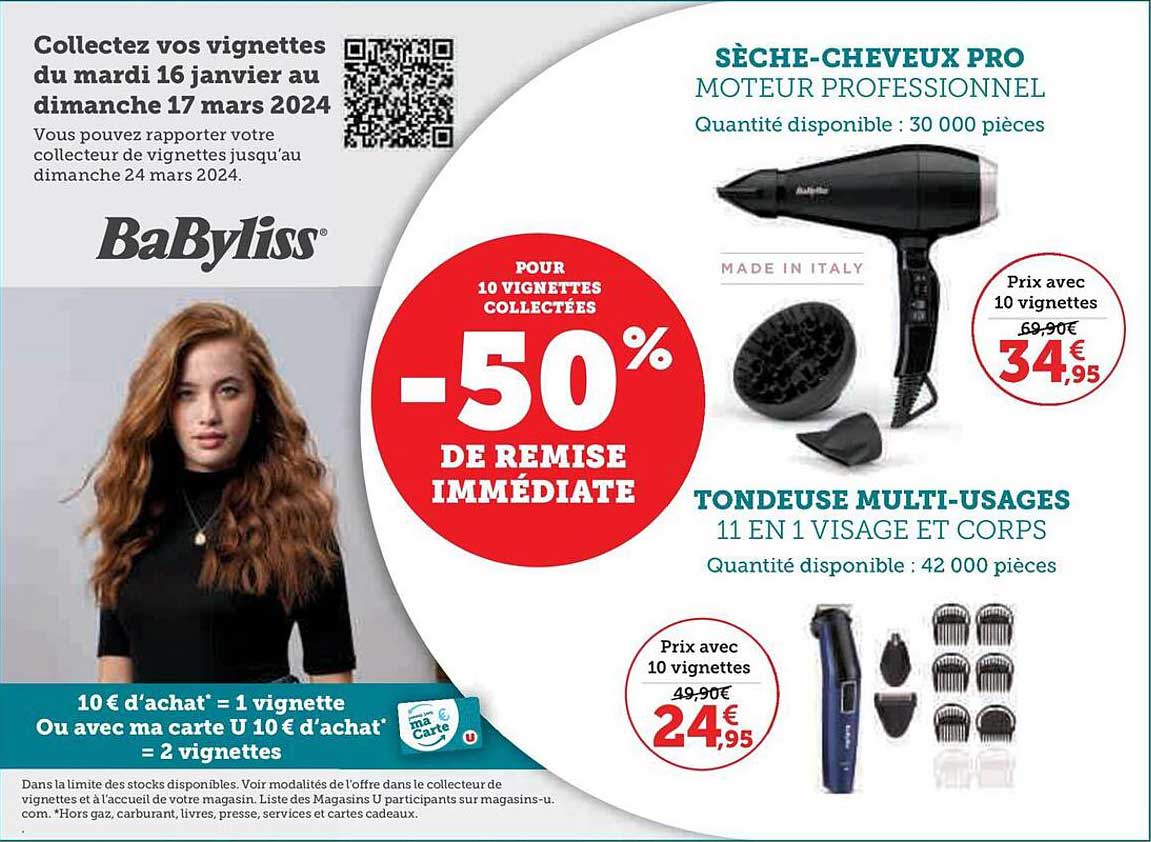 tondeuse multi-usages 11 en 1 visage et corps babyliss