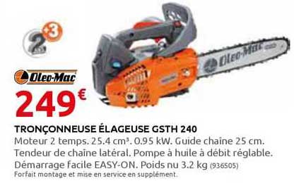 tronçonneuse élageuse gsth 240 oleo-mac