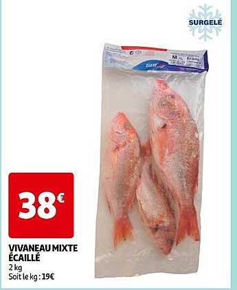 vivaneau mixte écaillé