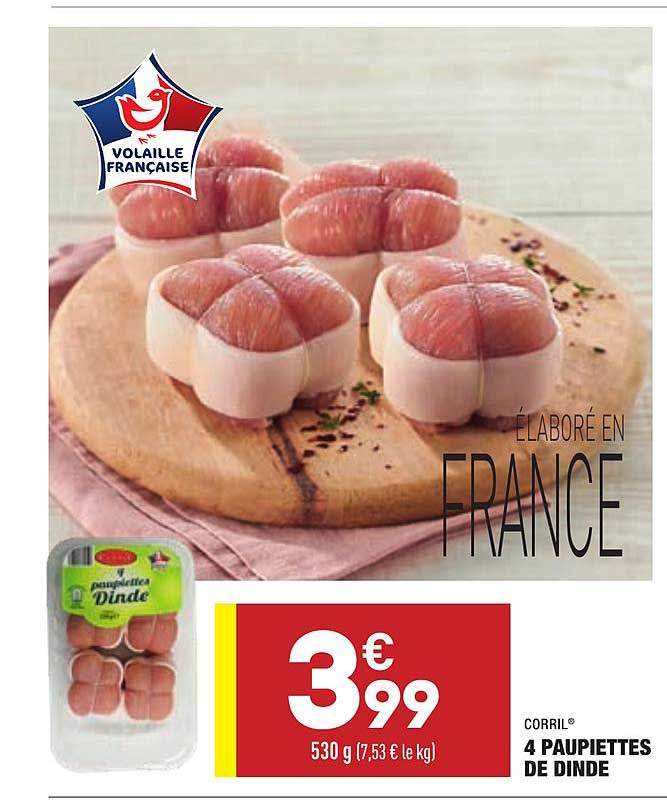 4 Paupiettes De Dinde Corril