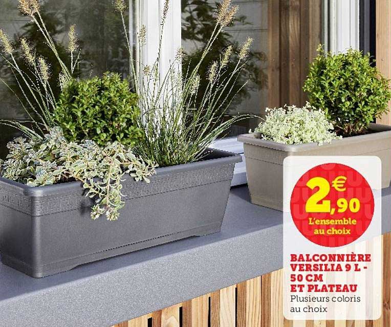 Balconnière Versilia 9 L Et Plateau