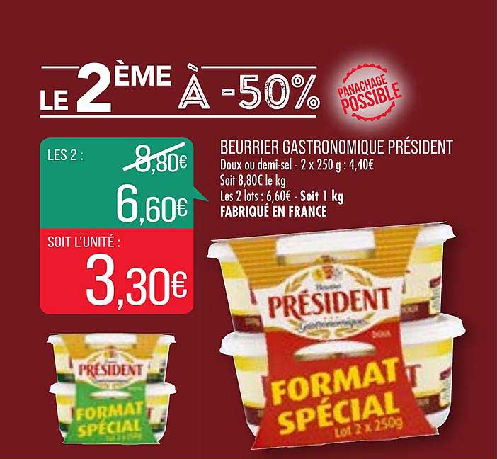Beurrier Gastronomique Président