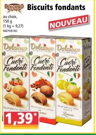 Biscuits Fondants Dolcioso