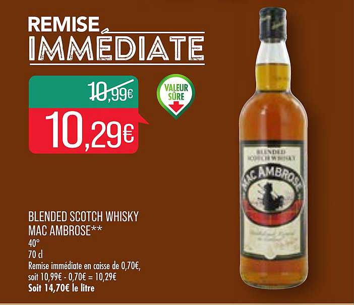 blended scotch whisky mac ambrose