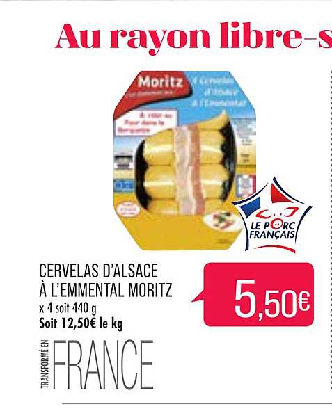 Cervelas D'alsace à L'emmental Moritz
