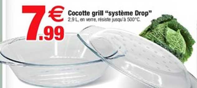 cocotte grill "système drop"