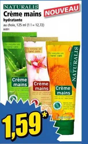 Crème Mains Hydratante Naturalis