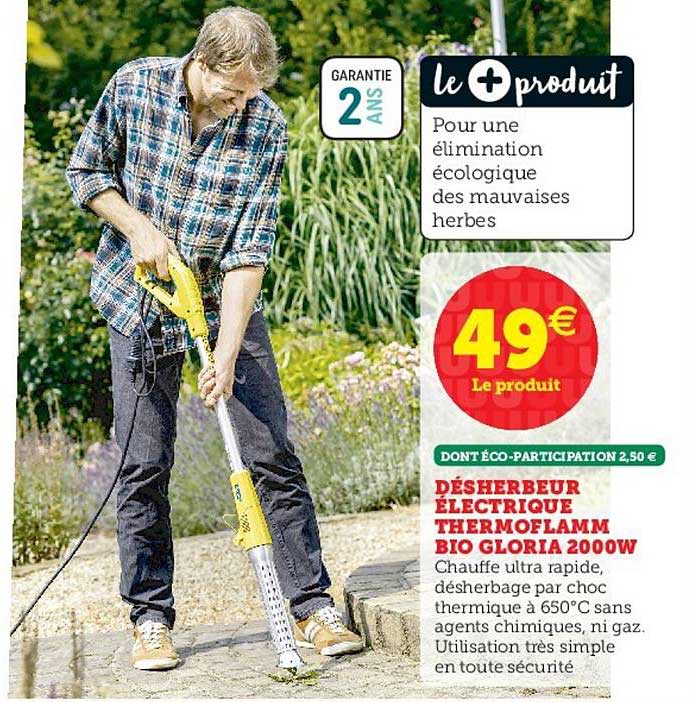 Désherbeur électrique Thermoflamm Bio Gloria 2000w