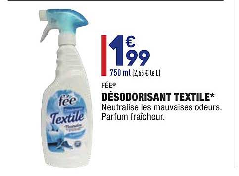 Désodorisant Textile Fée