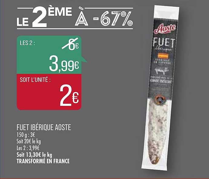 Fuet Ibérique Aoste