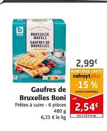Gaufres De Bruxelles Boni