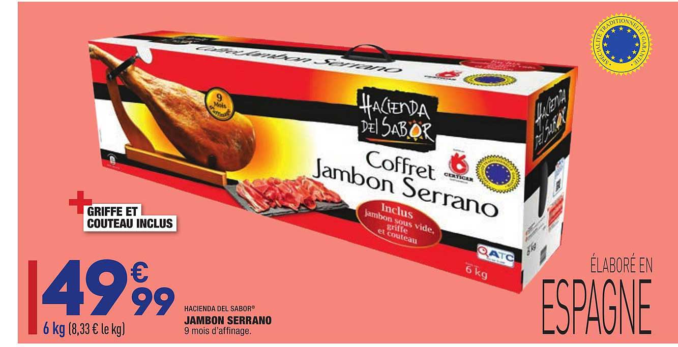jambon serrano hacienda del sabor