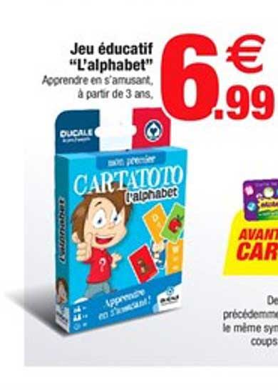 jeu éducatif "l'alphabet"