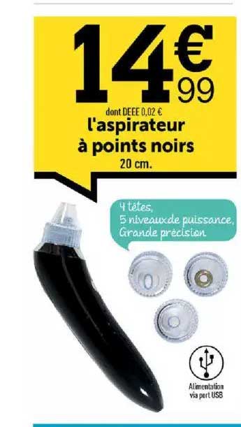 l'aspirateur à points noirs