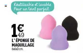 l'éponge de maquillage