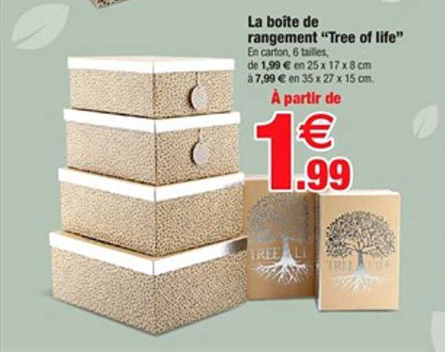 la boîte de rangement "tree of life"