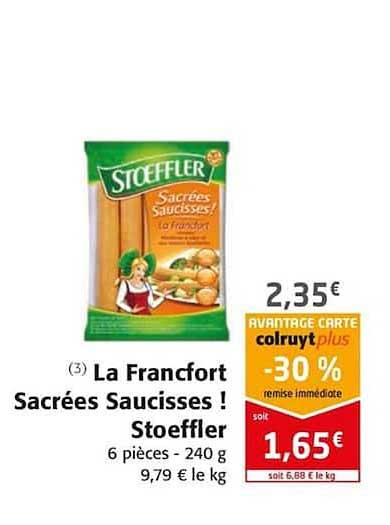 la francfort sacrées saucisses ! stoeffler