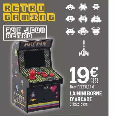 la mini borne d'arcade