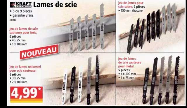 lames de scie kraft werkzeuge