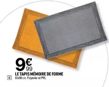 Le Tapis Mémoire De Forme