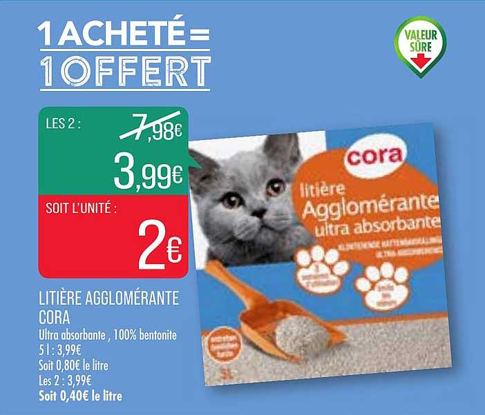 Litière Agglomérante Cora