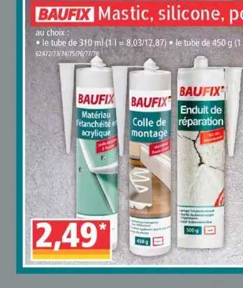 Mastic, Silicone Baufix