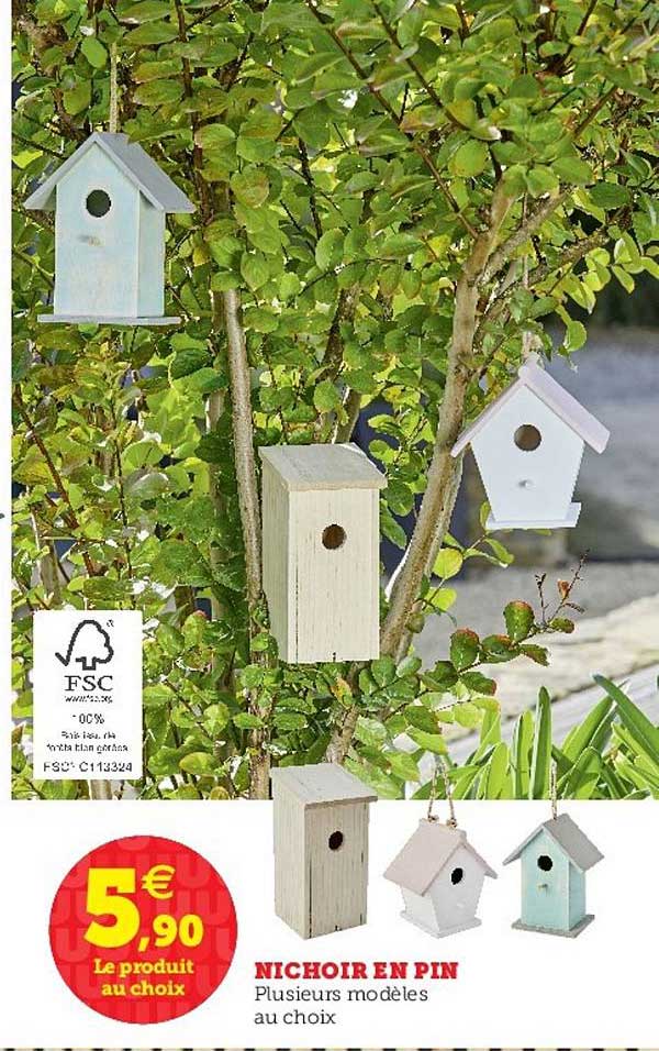 Nichoir En Pin