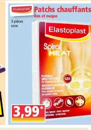 patchs chauffants elastoplast
