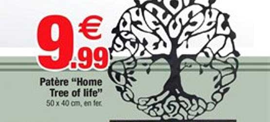 patère "home tree of life"