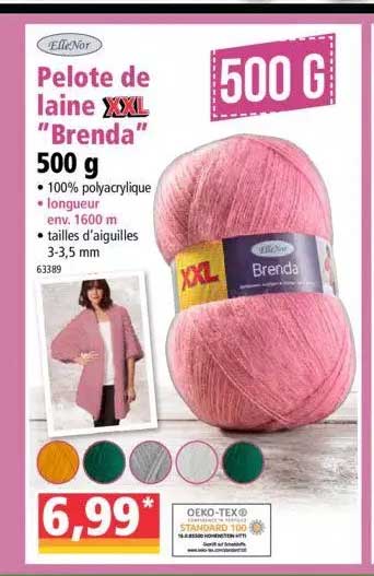 Pelote De Laine Xxl "brenda" Ellenor