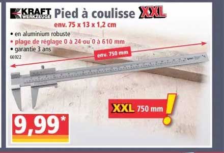 pied à coulisse kraft werkzuge