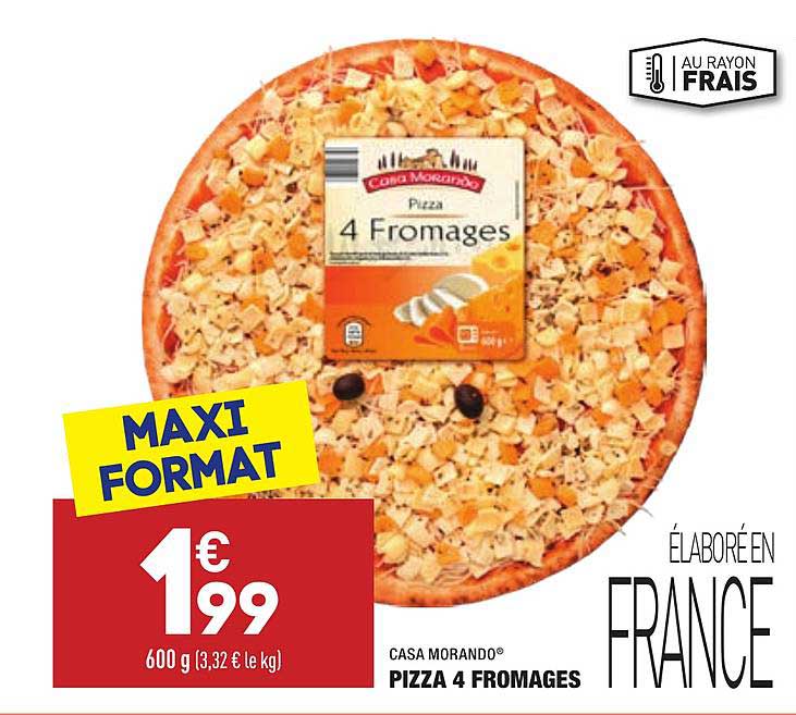 pizza 4 fromages casa morando
