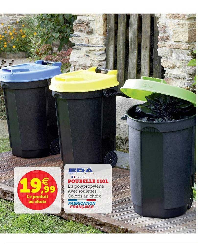 poubelle 110l eda