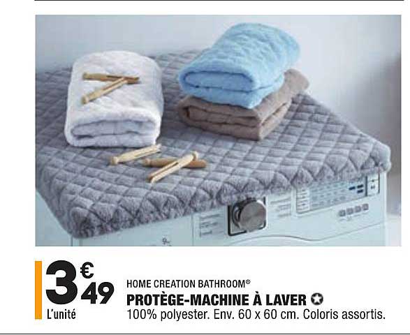 Protège-machine à Laver Home Creation Bathroom