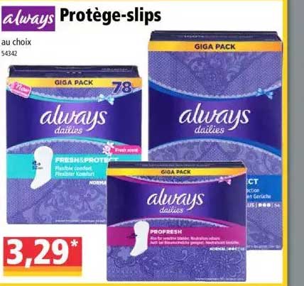 protège-slips always