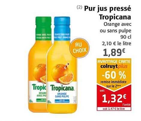 Pur Jus Pressé Tropicana