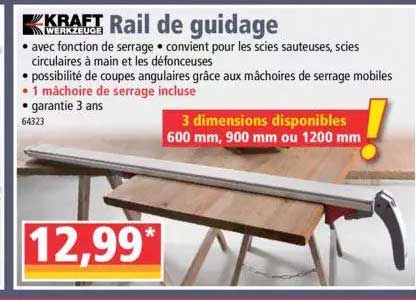 rail de guidage kraft werkzuge