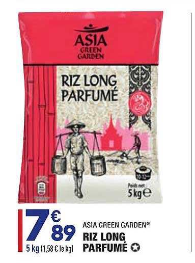 riz long parfumé asia green garden