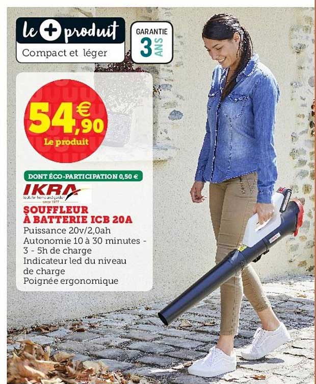 souffleur à batterie icb 20a ikra