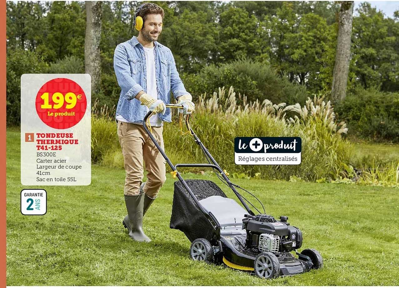 Tondeuse Thermique T41 125