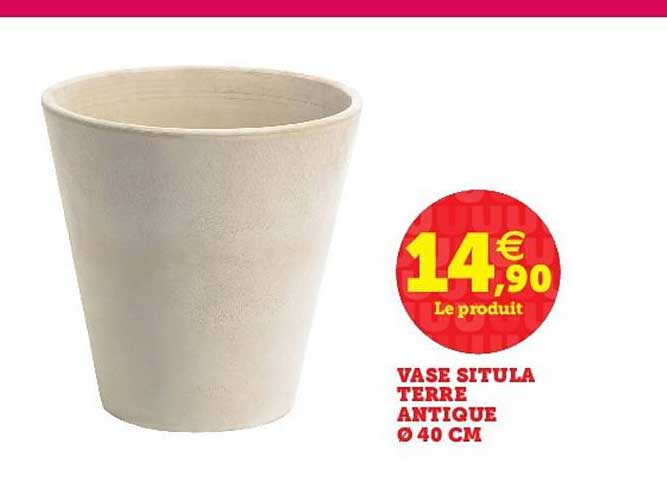 vase situla terre antique 40cm