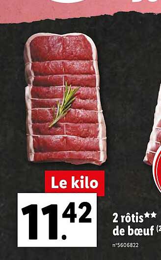 2 Rôtis De Bœuf
