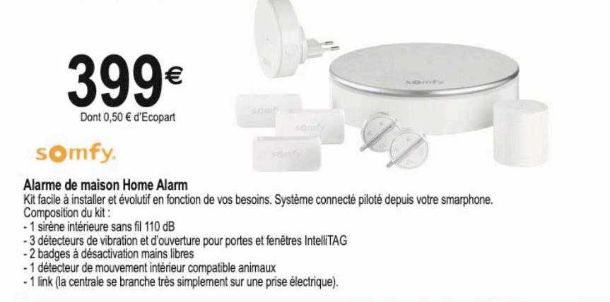 alarme de maison home alarm somfy