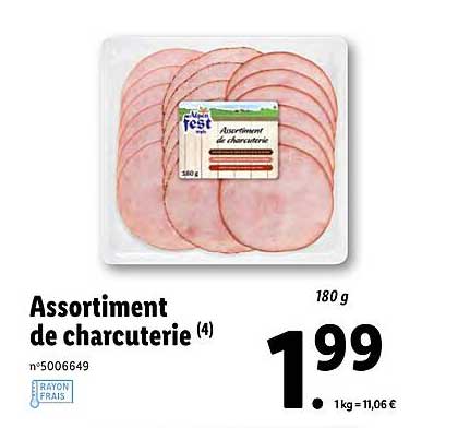 assortiment de charcuterie alpen fest style
