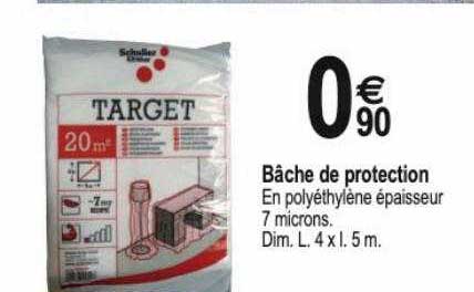 bâche de protection target