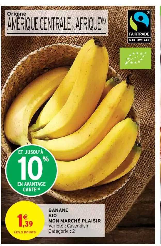 banane bio mon marché plaisir