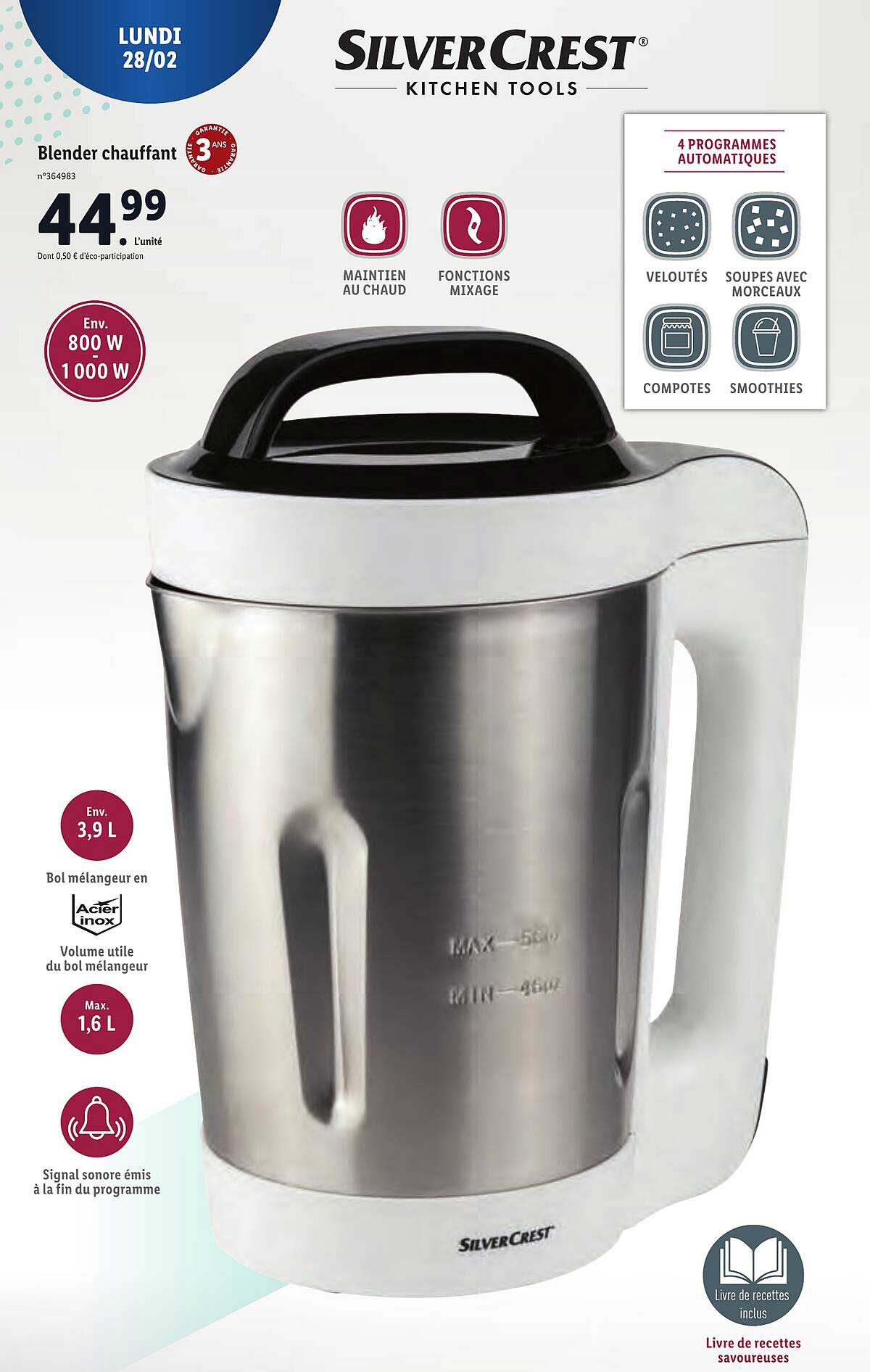 Blender Chauffant SilverCrest