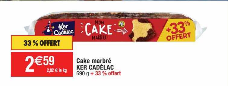 cake marbré ker cadélac