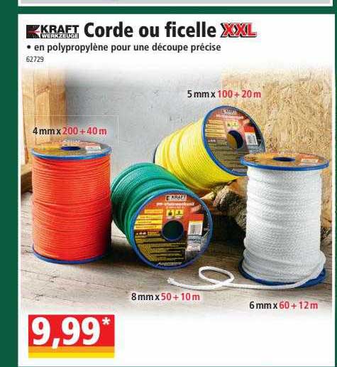 corde ou ficelle xxl kraft werkzeuge